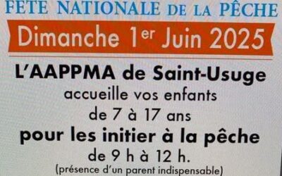 Fête Nationale de la Pêche : L’AAPPMA “Le Gardon” de Saint-Usuge Invite les Jeunes Pêcheurs en Herbe !
