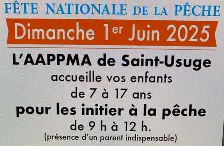 Fête Nationale de la Pêche : L’AAPPMA “Le Gardon” de Saint-Usuge Invite les Jeunes Pêcheurs en Herbe !