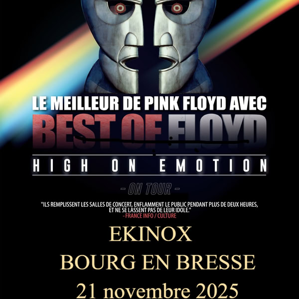 Ekinox vibrera au son de Pink Floyd : le tribute “Best of Floyd” attendu à Bourg-en-Bresse