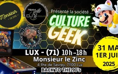 Lux : un week-end “Back to the 90’s” pour les passionnés de pop culture chez Monsieur le Zinc