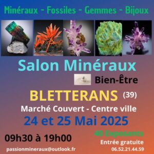 Bletterans : le Salon Passion Minéraux, une invitation à explorer les trésors de la Terre