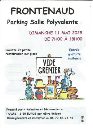 Frontenaud : chasse aux trésors et convivialité au vide-grenier du 11 Mai