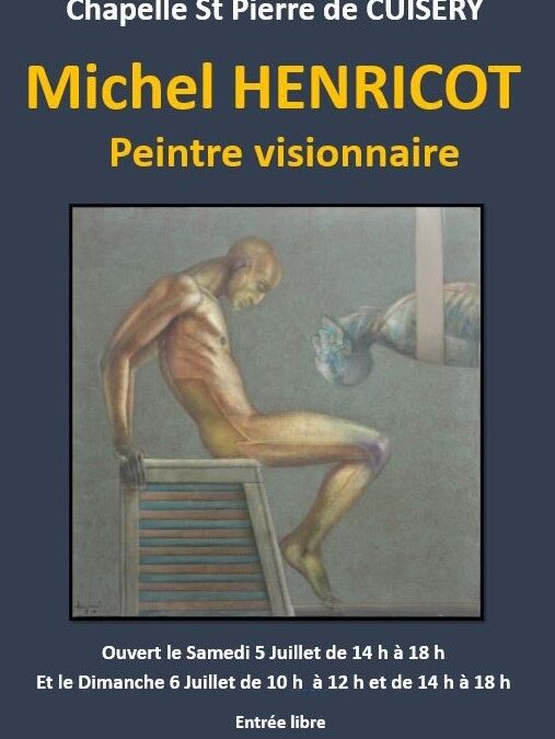 Michel Henricot, l’âme d’un peintre visionnaire s’expose à Cuisery
