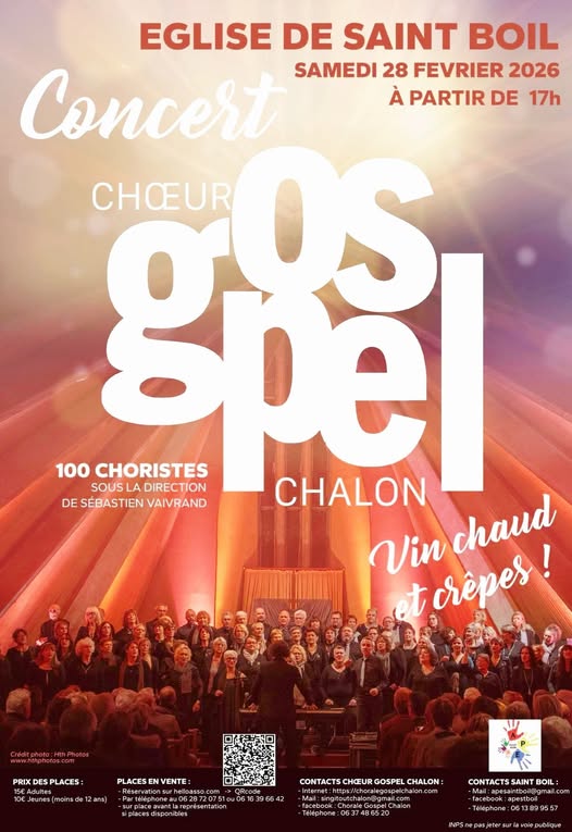 SAINT-BOIL : LE FRISSON DE 100 VOIX POUR RÉVEILLER LES PIERRES DE L'ÉGLISE