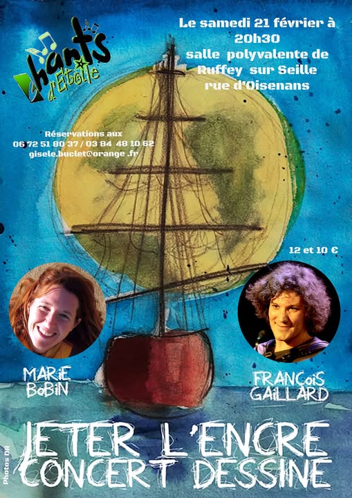 RUFFEY-SUR-SEILLE : QUAND LA MUSIQUE SE DESSINE EN DIRECT