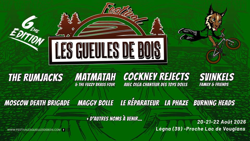 Festival Les Gueules de Bois 2026 - 6ᵉ édition
