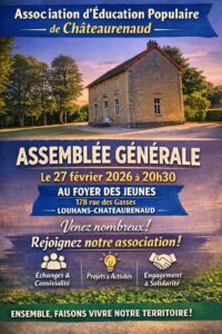 Assemblée Générale Châteaurenaud