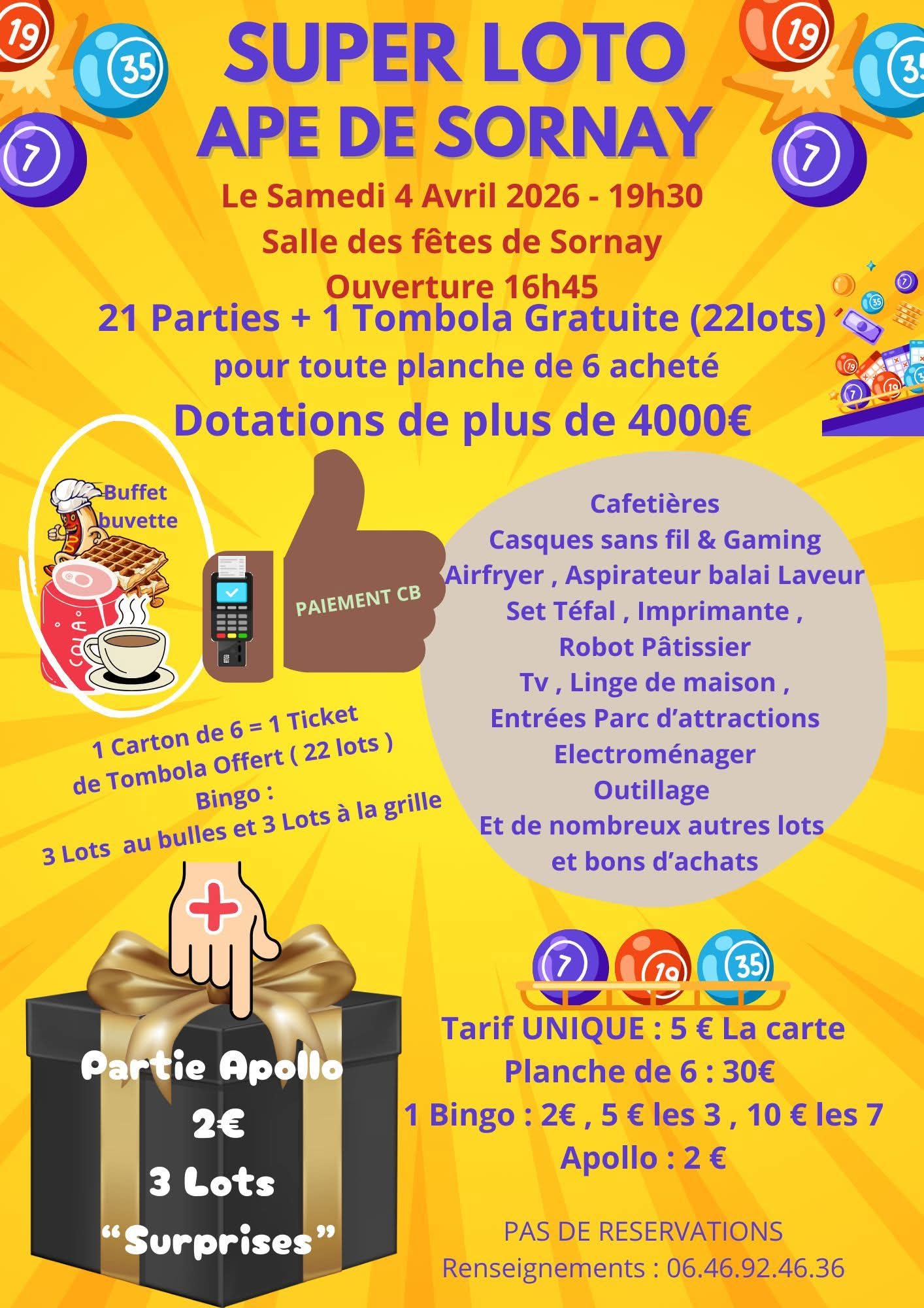 LOTO DE L'APE