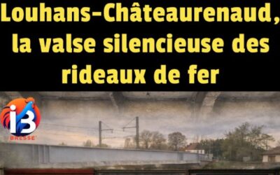 Sous les arcades de Louhans-Châteaurenaud, la valse silencieuse des rideaux de fer