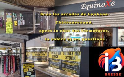 Sous les arcades de Louhans-Châteaurenaud, après le choc des fermetures, la colère et les questions