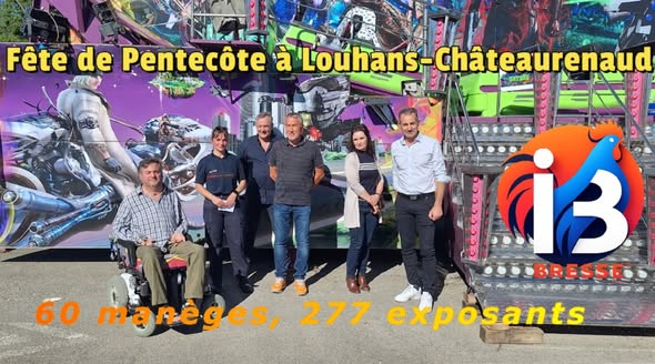 Fête de Pentecôte à Louhans-Châteaurenaud : 60 manèges, 277 exposants