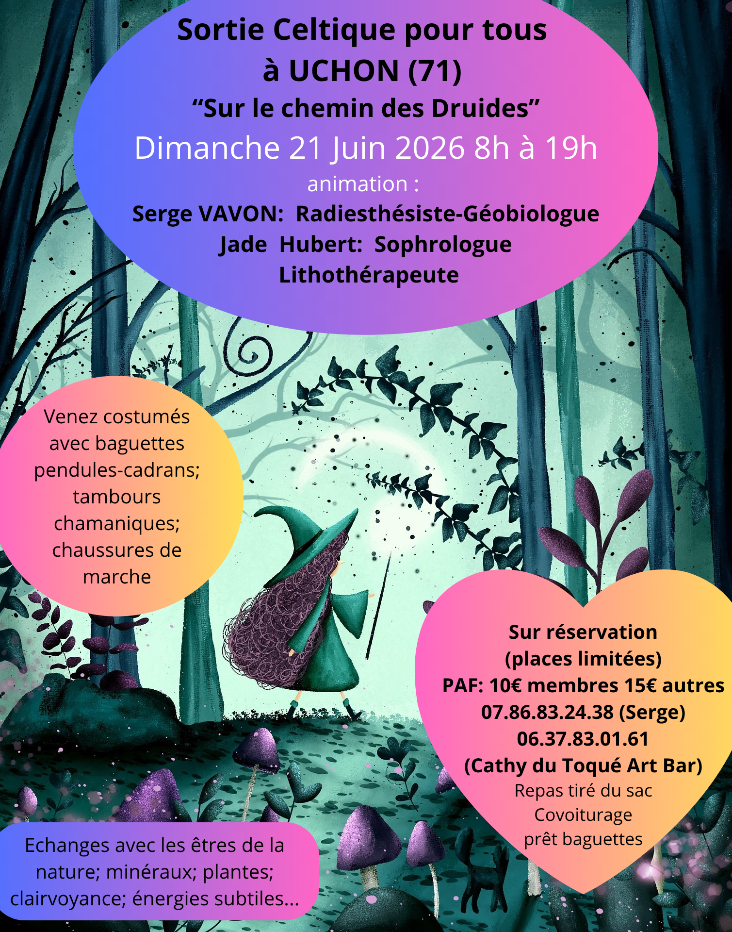 Sortie Celtique pour tous à UCHON (Morvan 71)