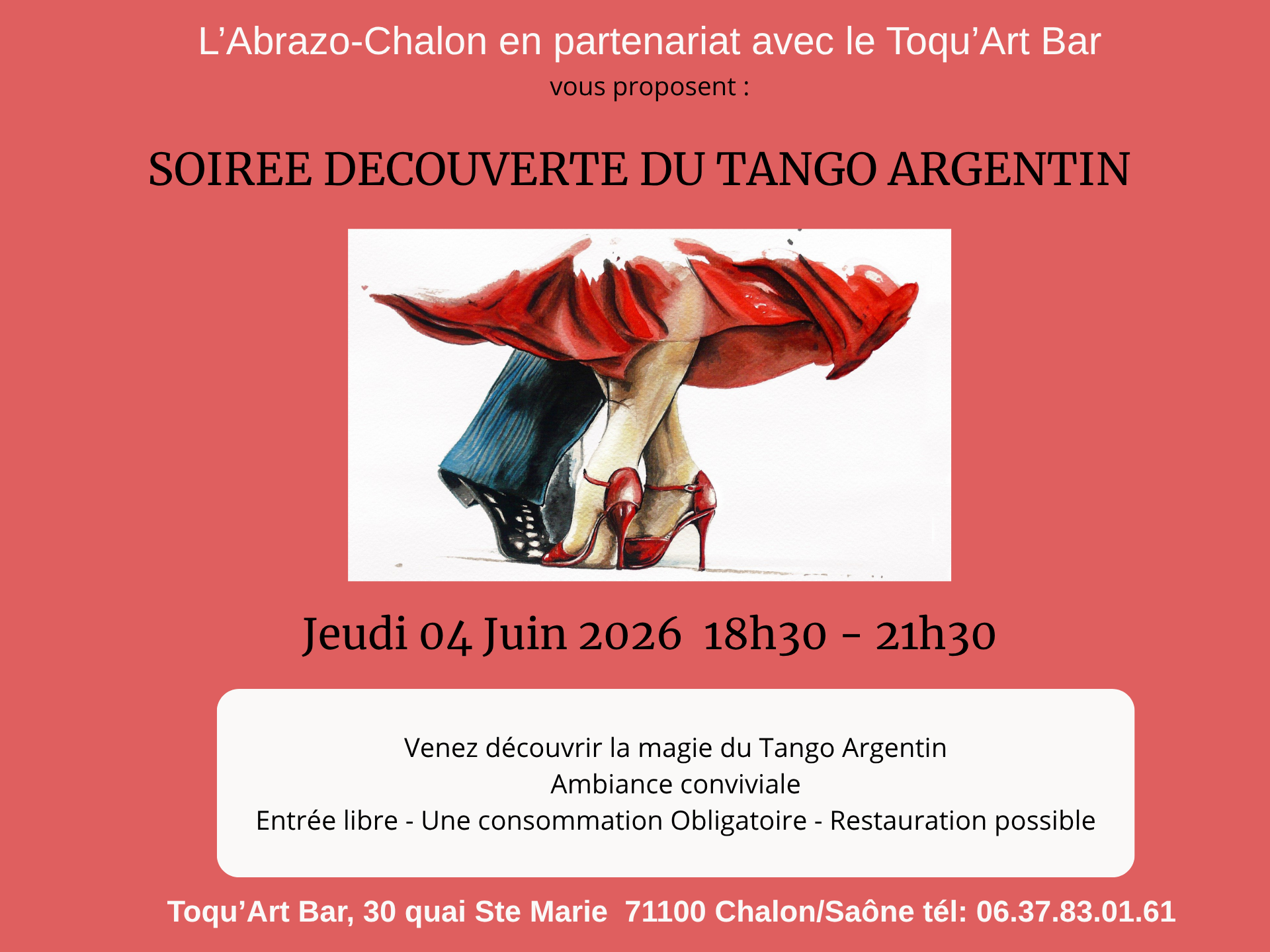 Soirée découverte du Tango Argentin
