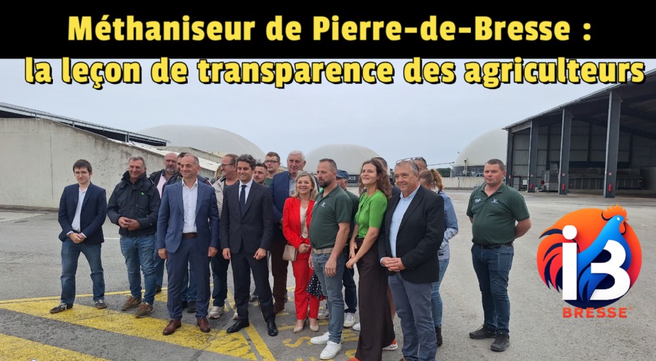 Méthaniseur de Pierre-de-Bresse : la leçon de transparence des agriculteurs