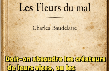 Doit-on absoudre les créateurs de leurs vices, ou les soumettre aux lois régissant l’ordre social et la morale religieuse ?