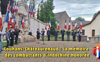 Louhans-Châteaurenaud : la mémoire des combattants d’Indochine honorée