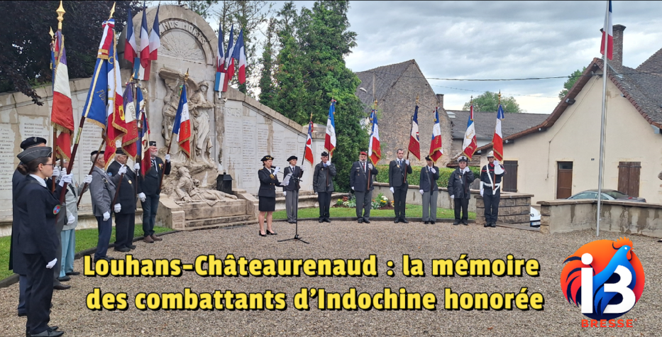 Louhans-Châteaurenaud : la mémoire des combattants d’Indochine honorée