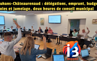 Louhans-Châteaurenaud : délégations, emprunt, budget, écoles et jumelage, deux heures de conseil municipal