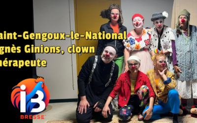 Saint-Gengoux-le-National : Agnès Ginions, clown thérapeute, et plus qu’un nez rouge