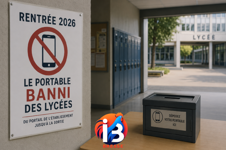 Rentrée 2026 : le portable banni des lycées, et la Bresse va devoir ranger ses écrans