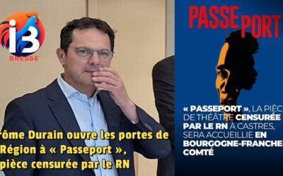 Jérôme Durain ouvre les portes de la Région à « Passeport », la pièce censurée par le RN
