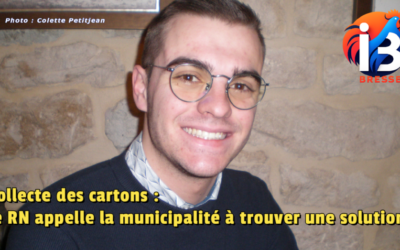 Collecte des cartons : le RN appelle la municipalité à trouver une solution