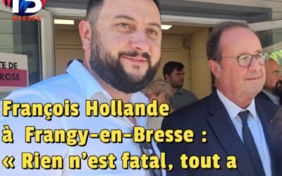 François Hollande à Frangy-en-Bresse : « Rien n’est fatal, tout a toujours dépendu de nous »