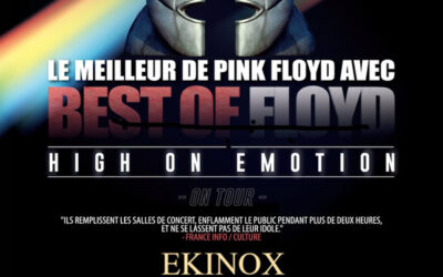 Ekinox vibrera au son de Pink Floyd : le tribute “Best of Floyd” attendu à Bourg-en-Bresse