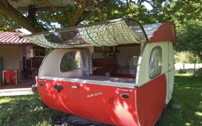À Vendre : Caravane Vintage Wawa Années 70 Aménagée Chambre/Bureau