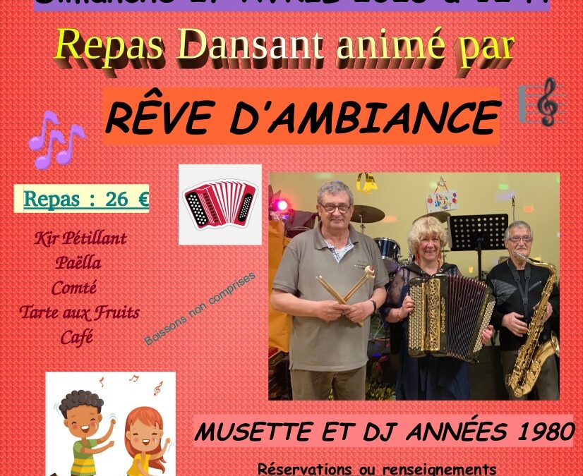 Saint-Bonnet-en-Bresse : Musette et Années 80 pour un Repas Dansant Convivial