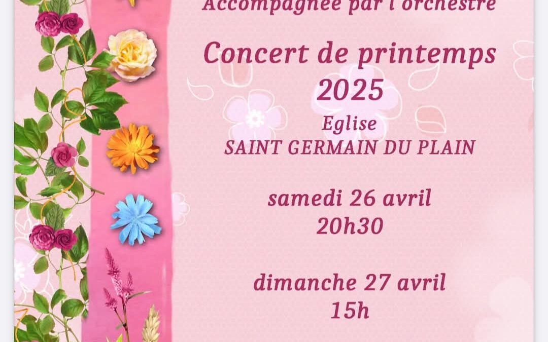Saint-Germain-du-Plain : La Chorale “Comme un Soleil” Illumine l’Église au Printemps