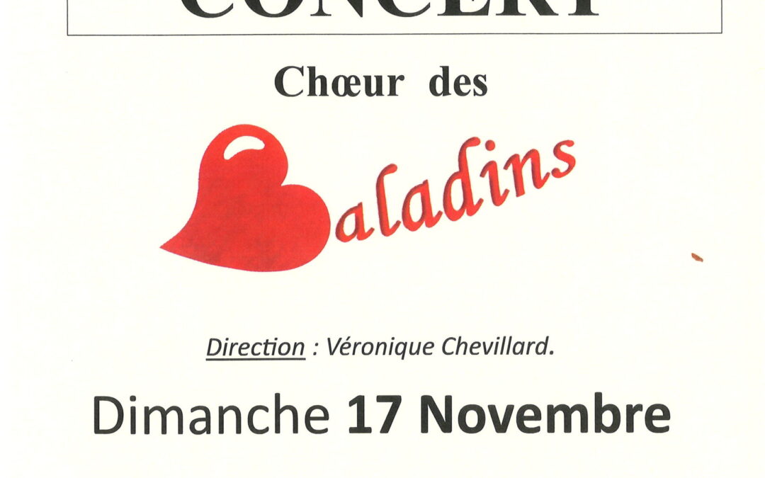 Concert exceptionnel : Le Chœur des Baladins enchante Saint-Germain-du-Bois