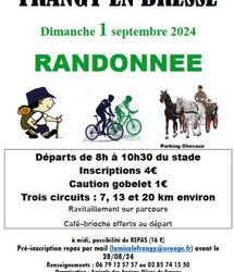 Randonnée à Frangy-en-Bresse