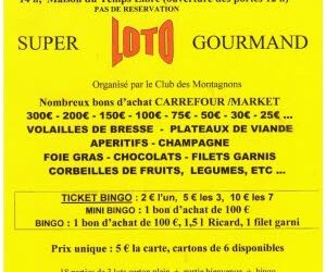 Super Loto Gourmand à Montagny-Près-Louhans