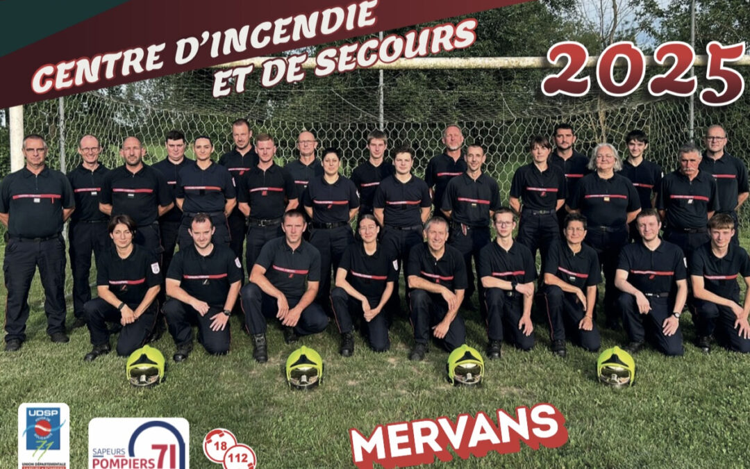 Tournée des Calendriers 2024/2025 des Pompiers à Mervans