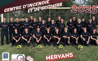 Tournée des Calendriers 2024/2025 des Pompiers à Mervans