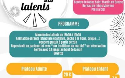Marché des Talents à Serrigny en Bresse