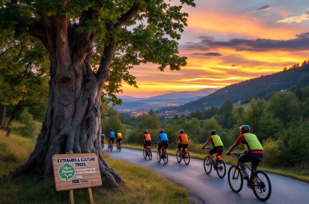 Bourg-en-Bresse à vélo : une échappée nocturne à la découverte des “arbres pas ordinaires”