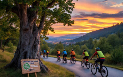 Bourg-en-Bresse à vélo : une échappée nocturne à la découverte des “arbres pas ordinaires”