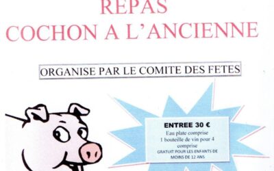 La Chaux Célèbre ses Traditions : Un Festin Cochon à l’Ancienne